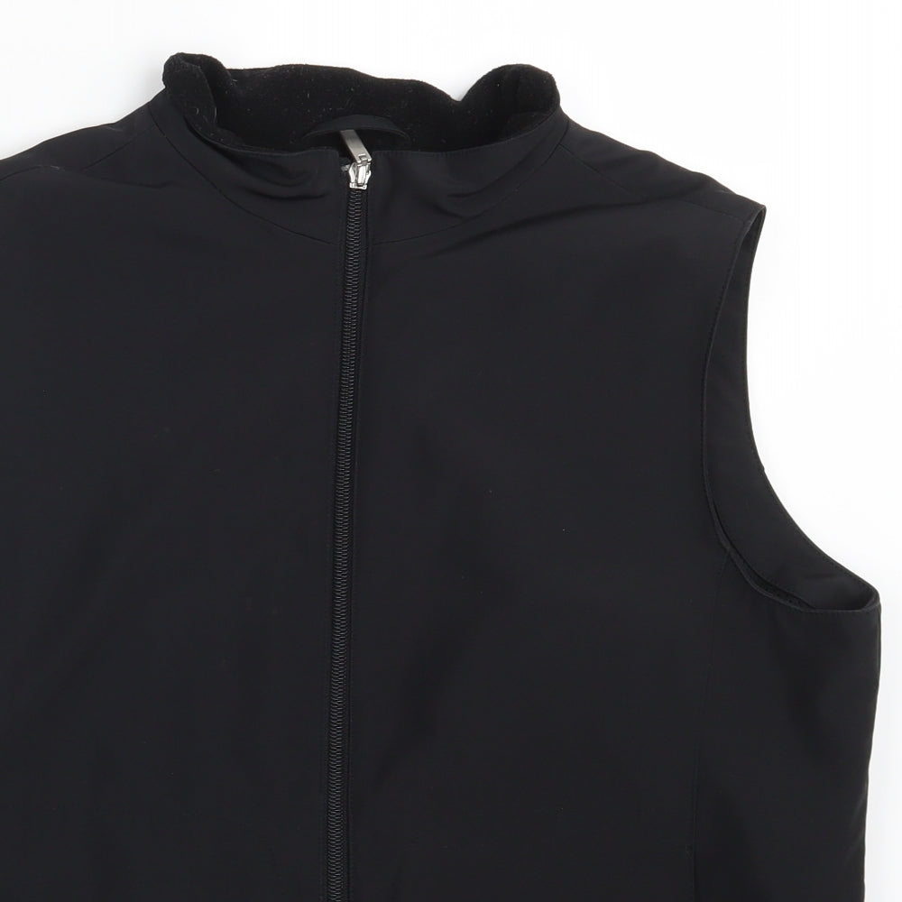 Womens UK Size 14 NEXT Black Full Zip Jumper
