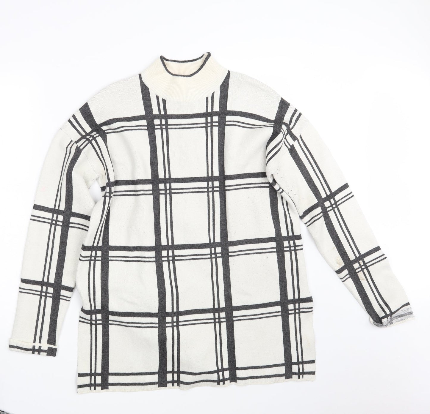 Womens UK Size 12 Topshop White Pullover Jumper
