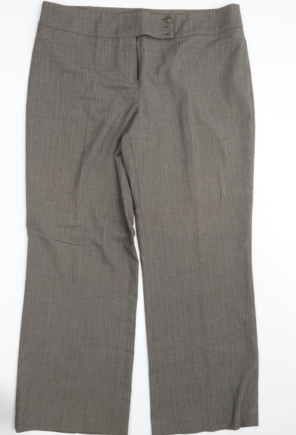 Womens UK Size 16 NEXT Regular Fit  Beige Trousers
