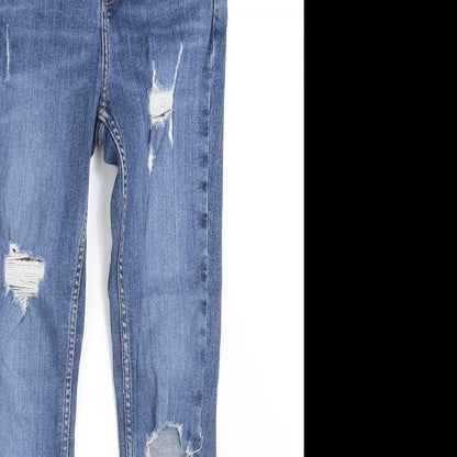 Denim Co.  Womens Blue  Denim Skinny Jeans Size 8 L27 in