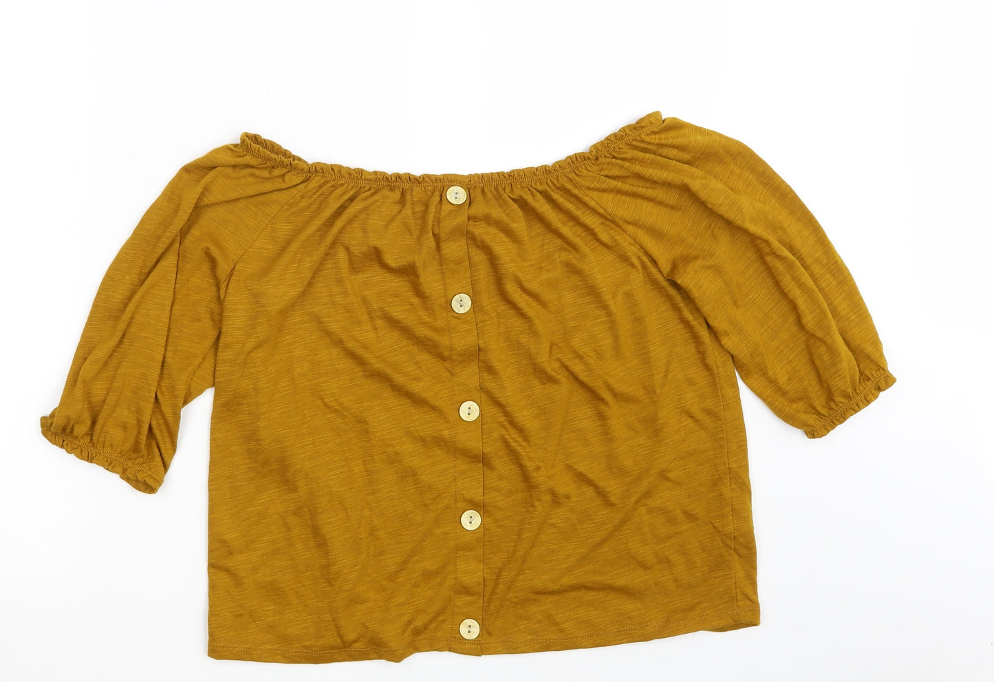 Matalan Womens Yellow   Basic Blouse Size 14