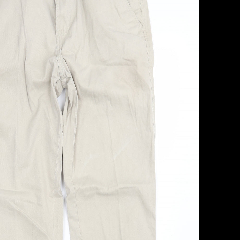 Maine Mens Beige  Denim Trousers  Size 32 in L28 in