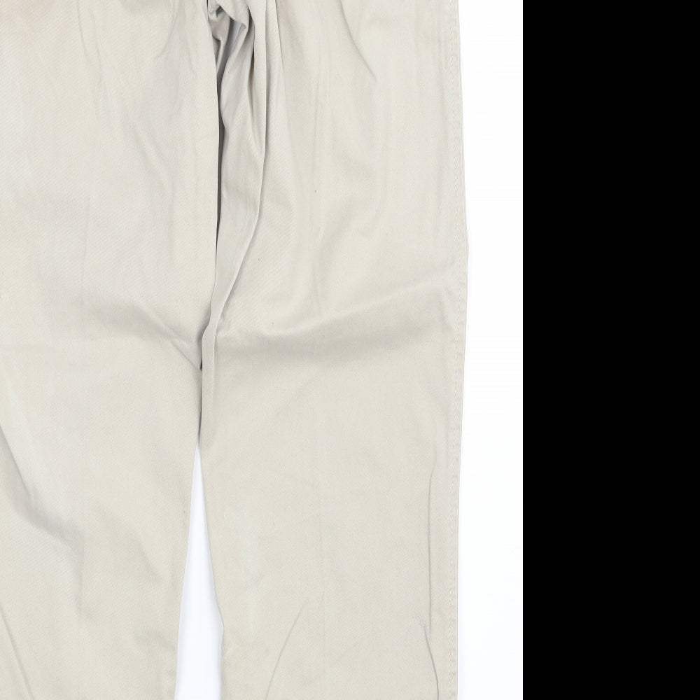 Maine Mens Beige  Denim Trousers  Size 32 in L28 in