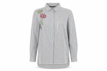 Womens UK Size 8 New Look White Basic Button-Up