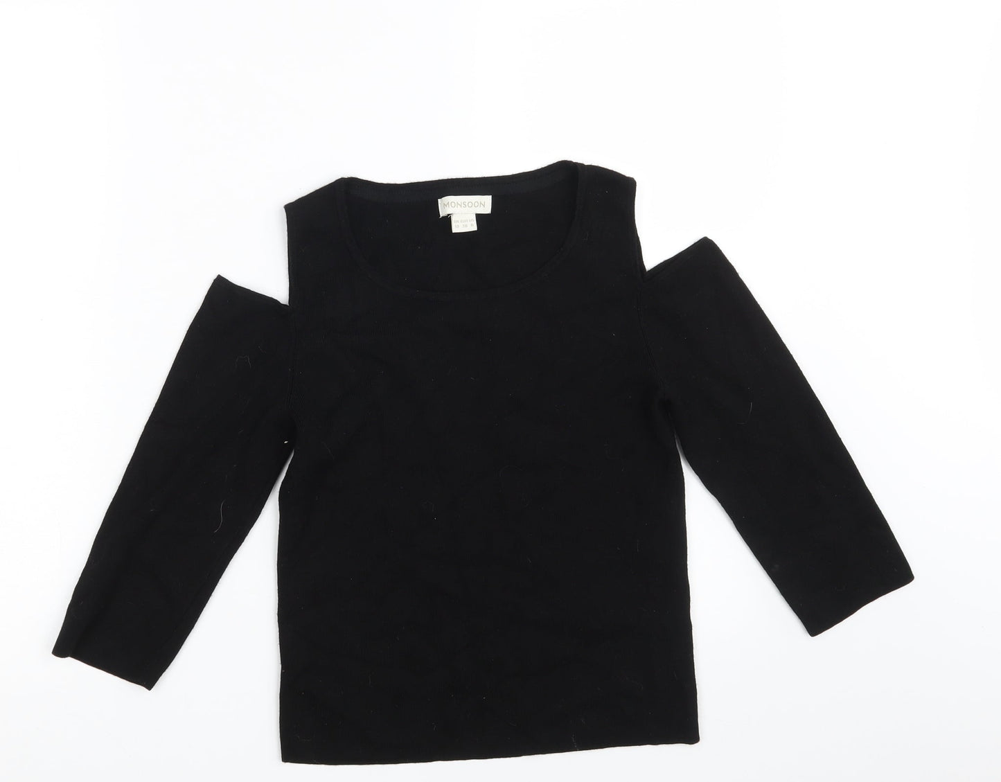 Womens UK Size 10 Monsoon Black Pullover Jumper