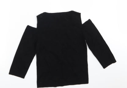 Womens UK Size 10 Monsoon Black Pullover Jumper
