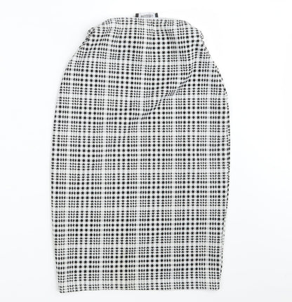 Missguided Womens White Fair Isle  Straight & Pencil Set Size 8