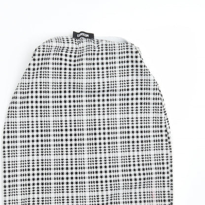 Missguided Womens White Fair Isle  Straight & Pencil Set Size 8