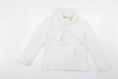 TU Womens White   Pullover Jumper Size S