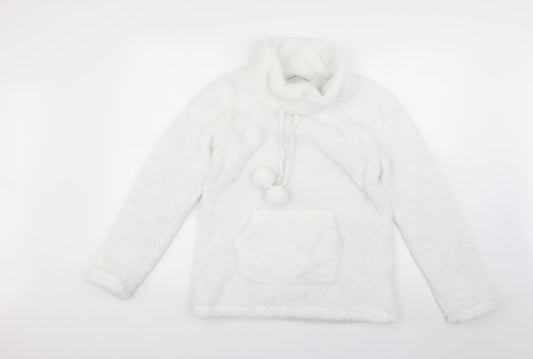 TU Womens White   Pullover Jumper Size S