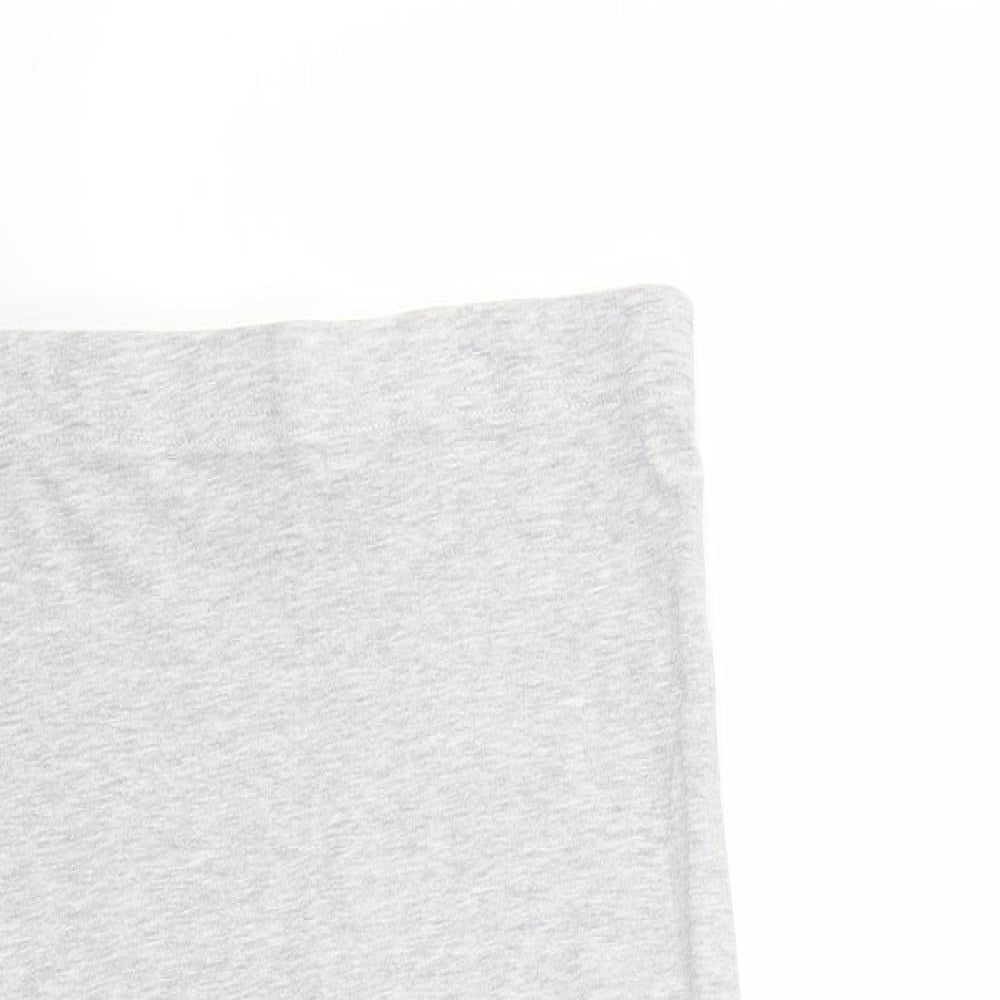 PRETTYLITTLETHING Womens Grey   Straight & Pencil Skirt Size 8