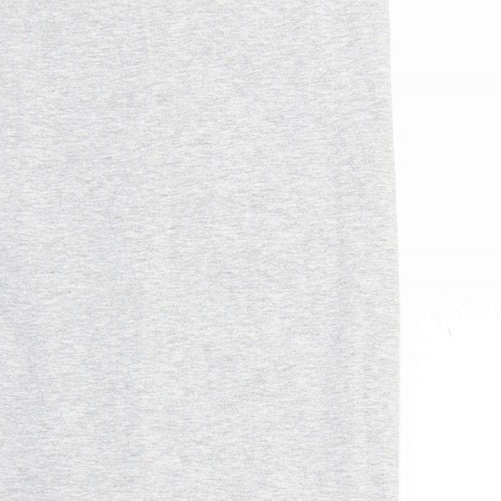 PRETTYLITTLETHING Womens Grey   Straight & Pencil Skirt Size 8