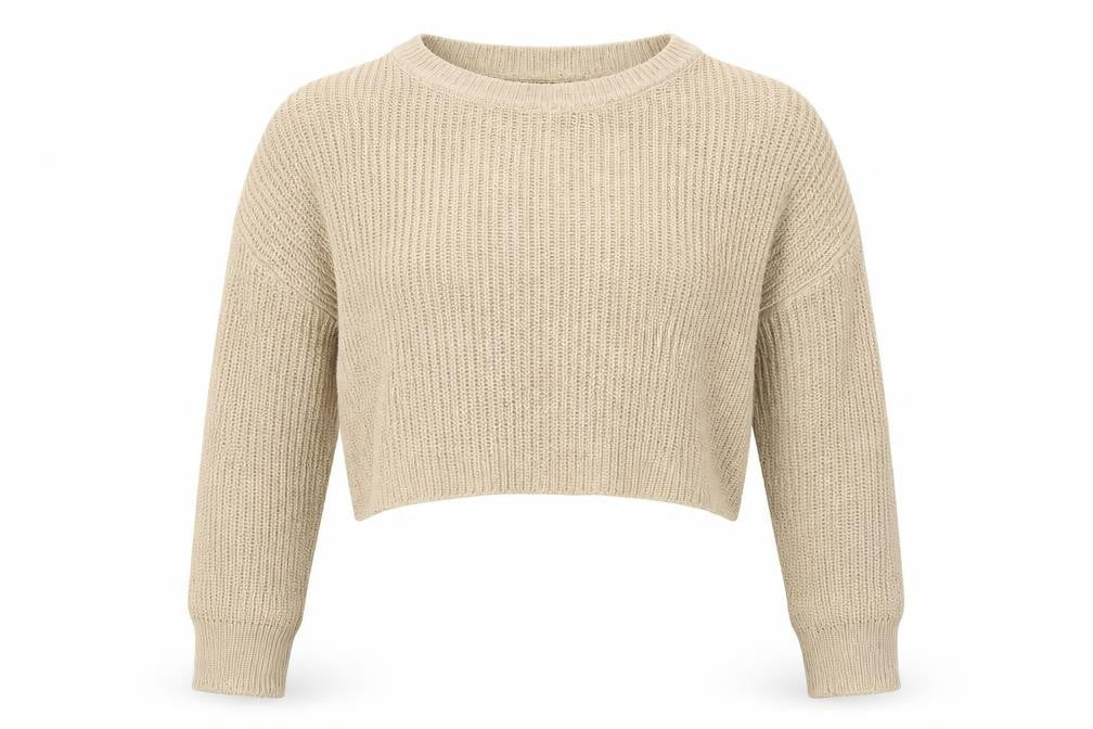 Womens UK Size M PRETTYLITTLETHING Brown Pullover Jumper