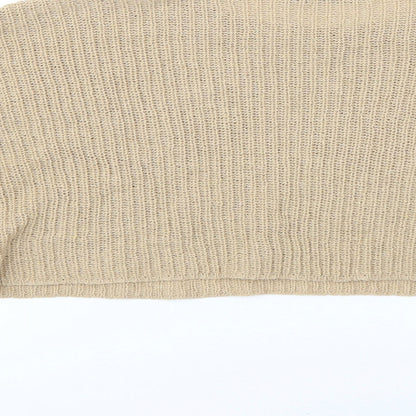 Womens UK Size M PRETTYLITTLETHING Brown Pullover Jumper