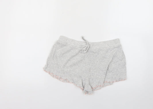 New Look Womens Grey   Cut-Off Shorts Size S