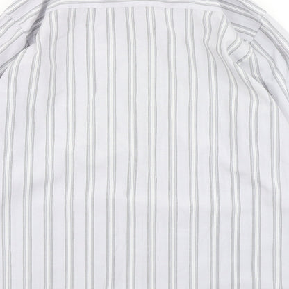 Mens UK Size M EA Blue  Button-Up Long Sleeve Casual Shirt