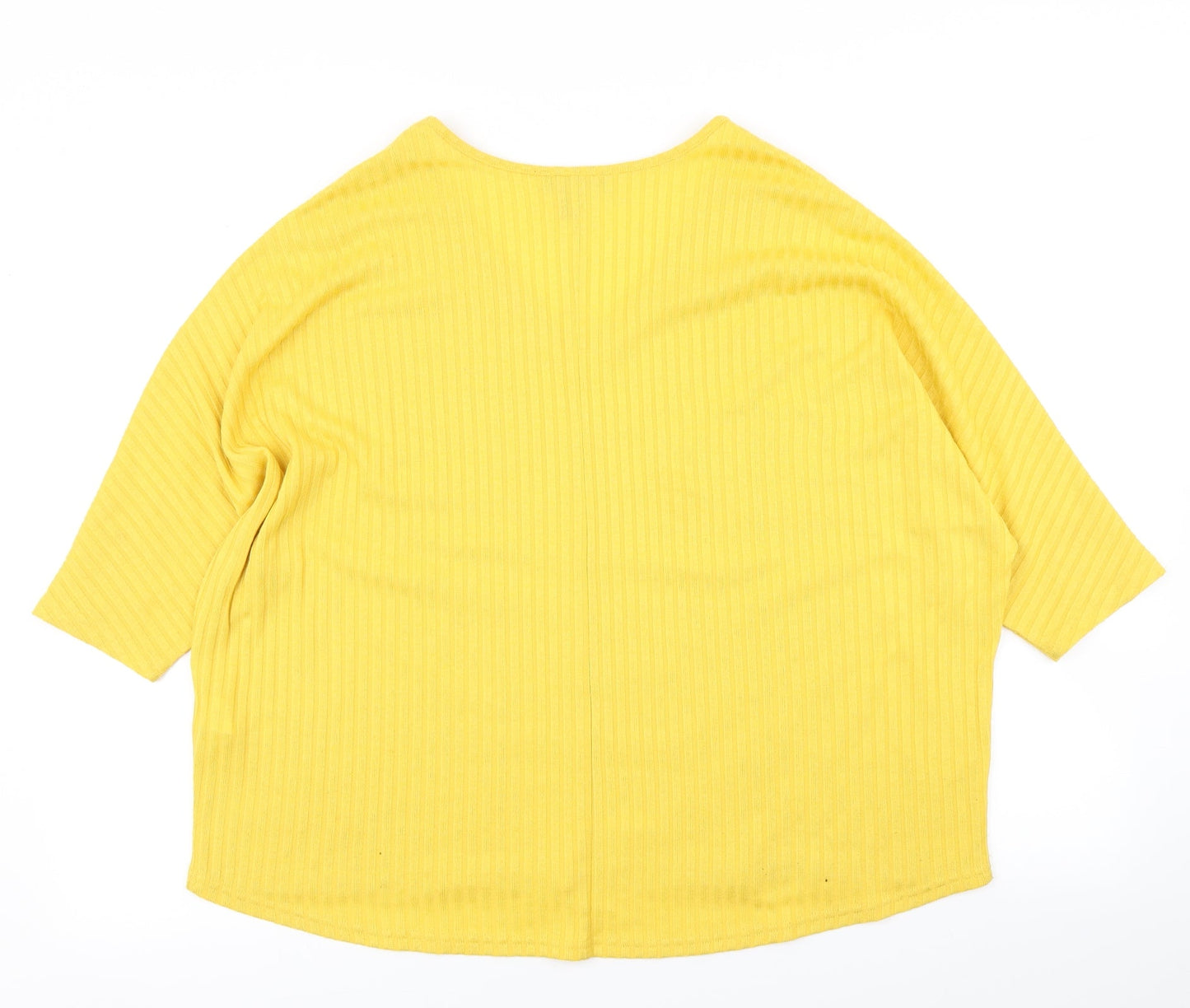 New Look Womens Yellow   Basic T-Shirt Size S