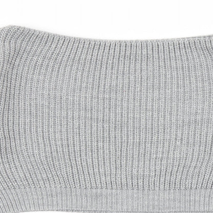 Womens UK Size S Missguided Grey Pullover Jumper
