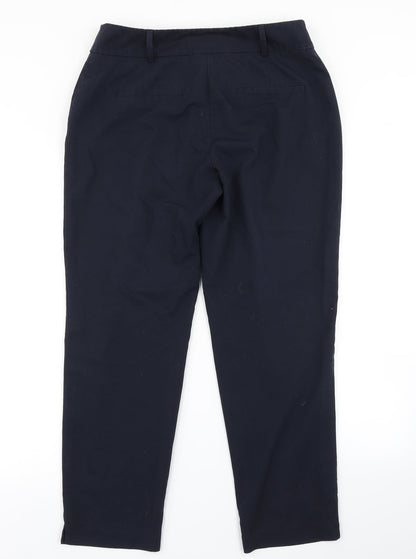 Womens UK Size 10 Dorothy Perkins Regular Fit Dress Pants Blue Trousers