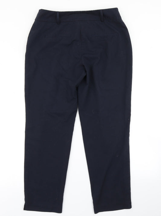 Womens UK Size 10 Dorothy Perkins Regular Fit Dress Pants Blue Trousers