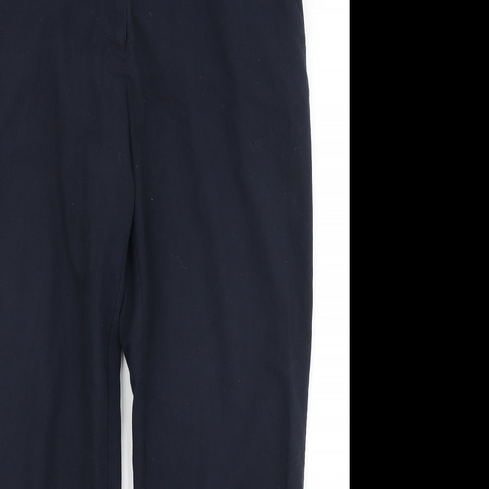 Womens UK Size 10 Dorothy Perkins Regular Fit Dress Pants Blue Trousers
