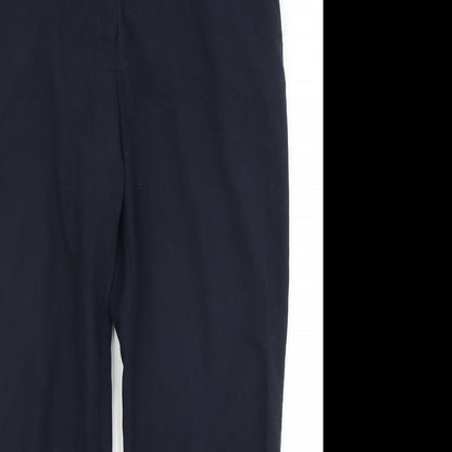 Womens UK Size 10 Dorothy Perkins Regular Fit Dress Pants Blue Trousers