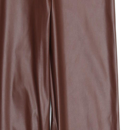 Womens UK Size 4 PRETTYLITTLETHING Regular Fit  Brown Trousers