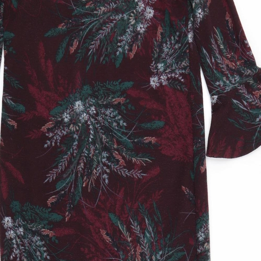 NEXT Womens Purple Floral  Mermaid  Size 8