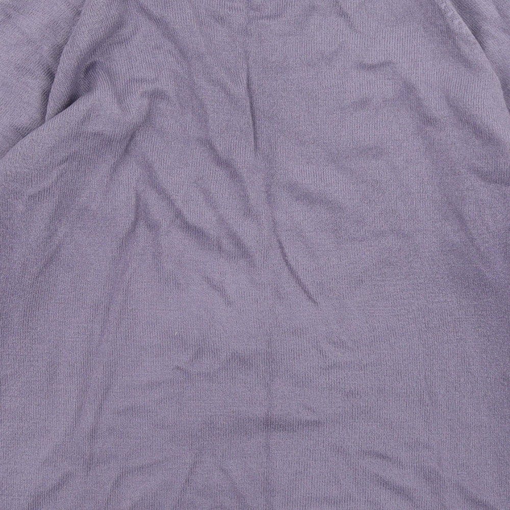 Dorothy Perkins Womens Purple  Knit Pullover Jumper Size 12