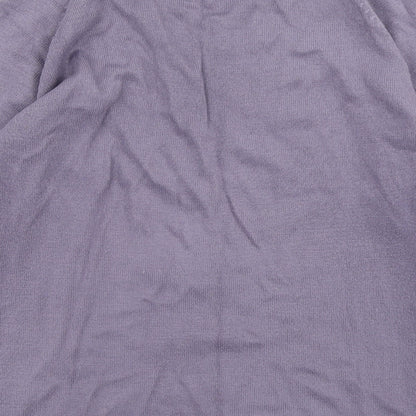 Dorothy Perkins Womens Purple  Knit Pullover Jumper Size 12