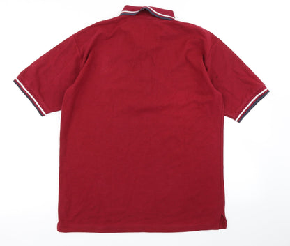 Unitex Mens Red    Polo Size M