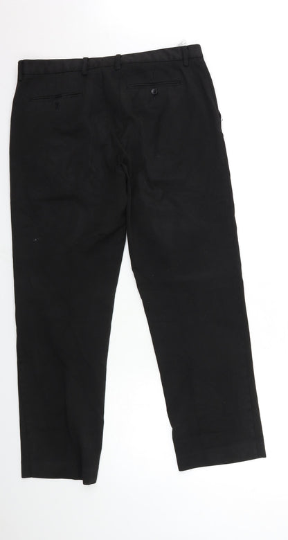 Burton Mens Black   Dress Pants Trousers Size 36 in L20 in