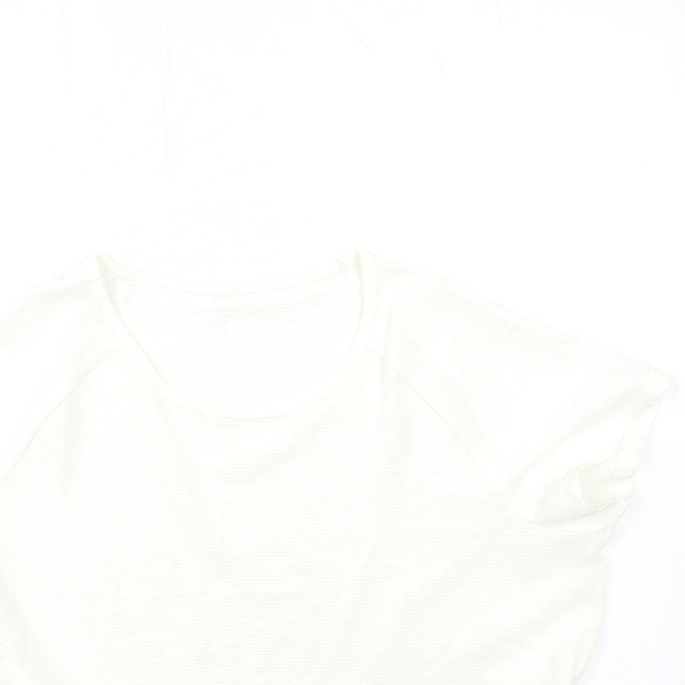 SheIn Womens White   Basic T-Shirt Size L