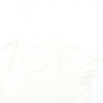 SheIn Womens White   Basic T-Shirt Size L