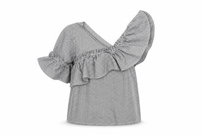 Womens UK Size M Only Grey Basic Blouse