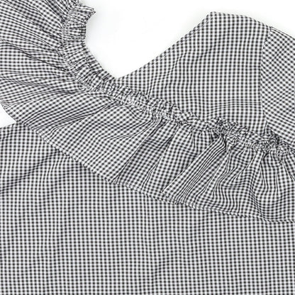Womens UK Size M Only Grey Basic Blouse