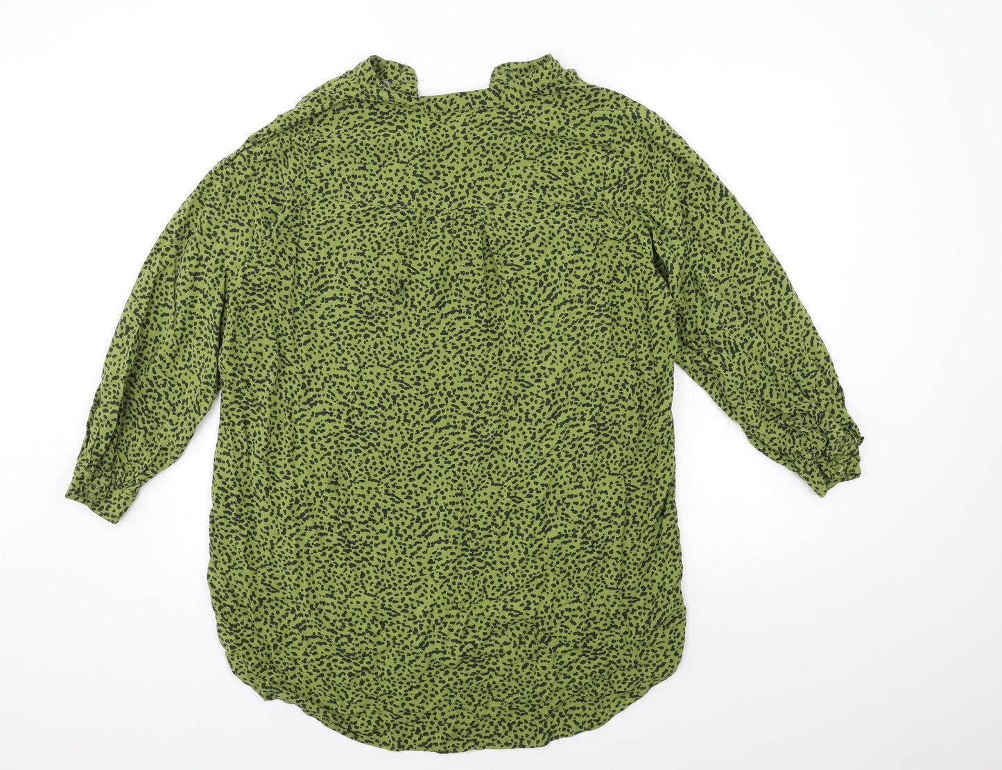 H&M Womens Green Animal Print  Shift  Size M