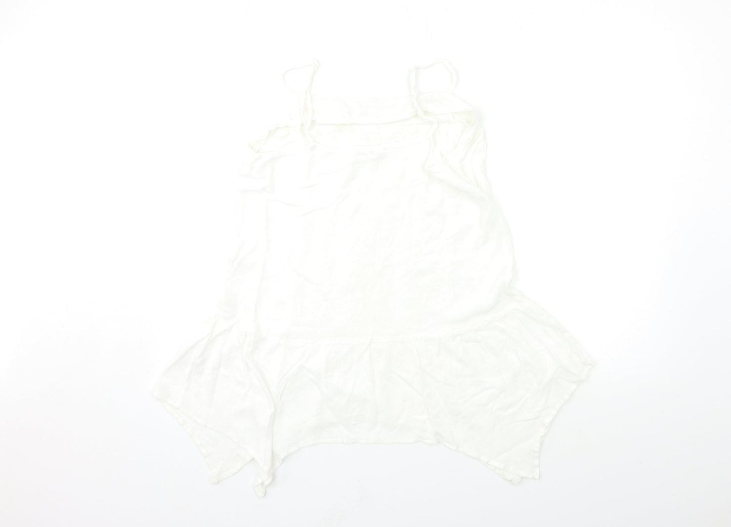 Matalan Womens White   Basic Tank Size 14