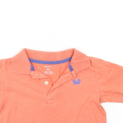 Carter's Boys Orange   Basic T-Shirt Size 3 Years