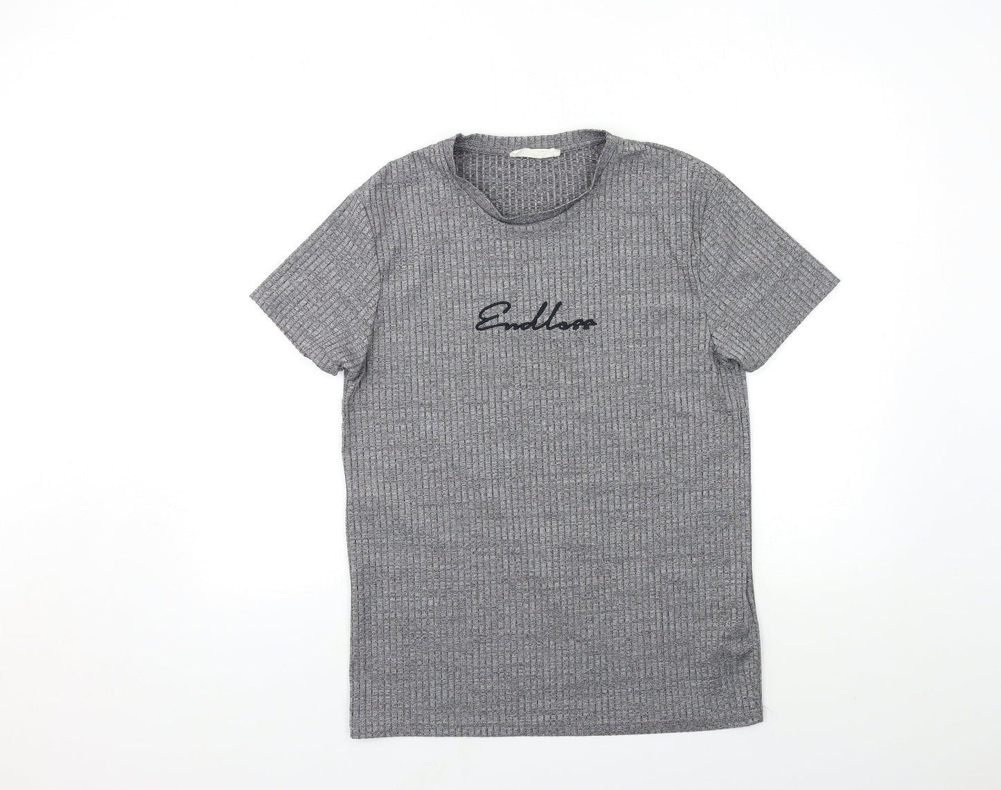 Primark Mens Grey    T-Shirt Size M
