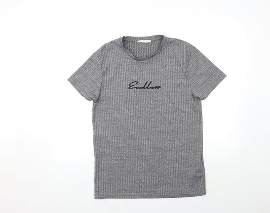 Primark Mens Grey    T-Shirt Size M