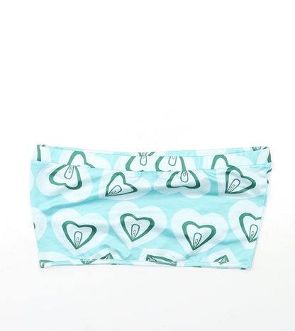 SheIn Womens Blue Geometric  Tunic Tank Size L