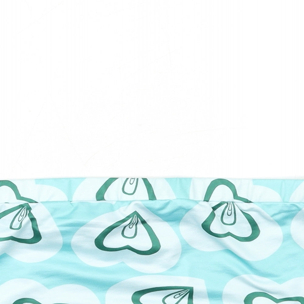 SheIn Womens Blue Geometric  Tunic Tank Size L