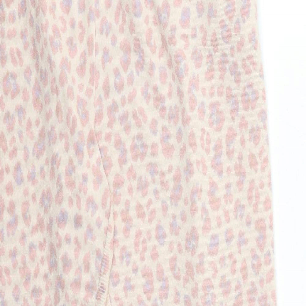 Michelle Keegan Womens Pink Floral  Sweatpants Trousers Size M L27 in