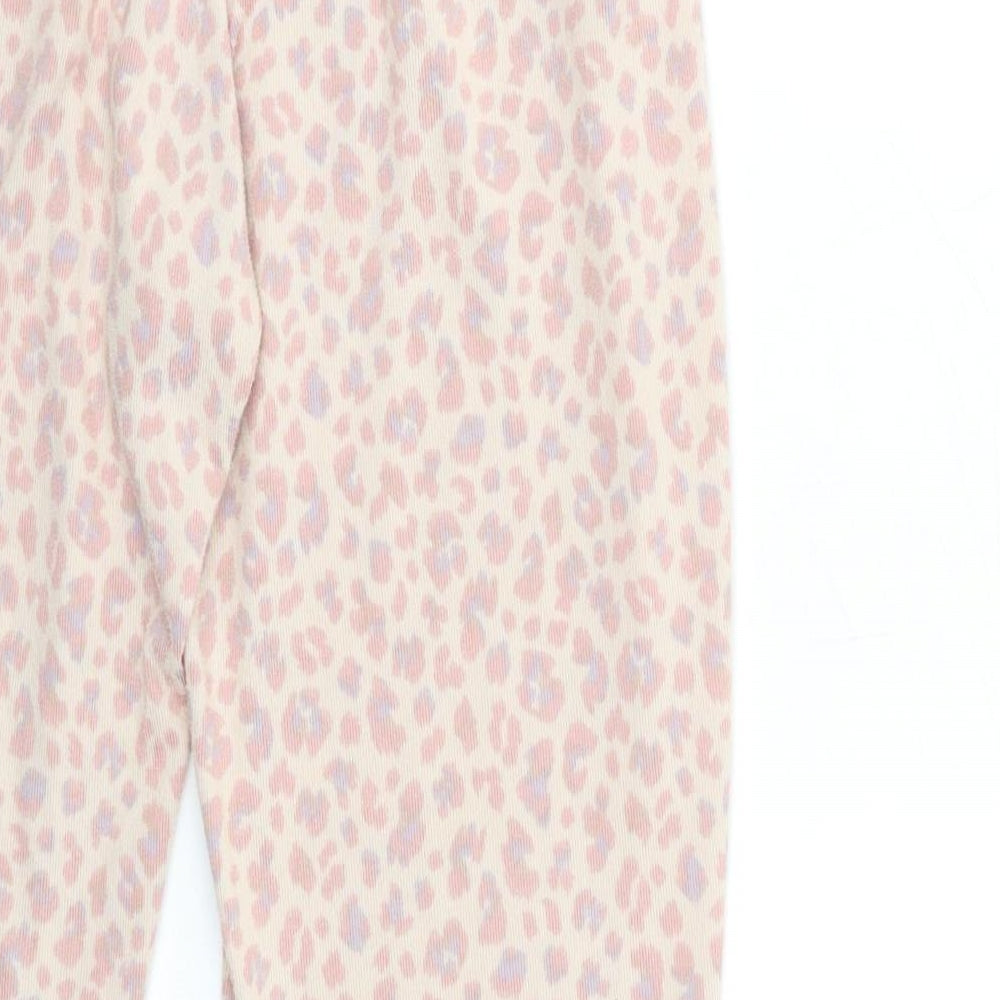 Michelle Keegan Womens Pink Floral  Sweatpants Trousers Size M L27 in