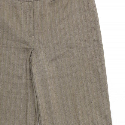 Womens UK Size 16 Marks and Spencer Regular Fit  Brown Trousers