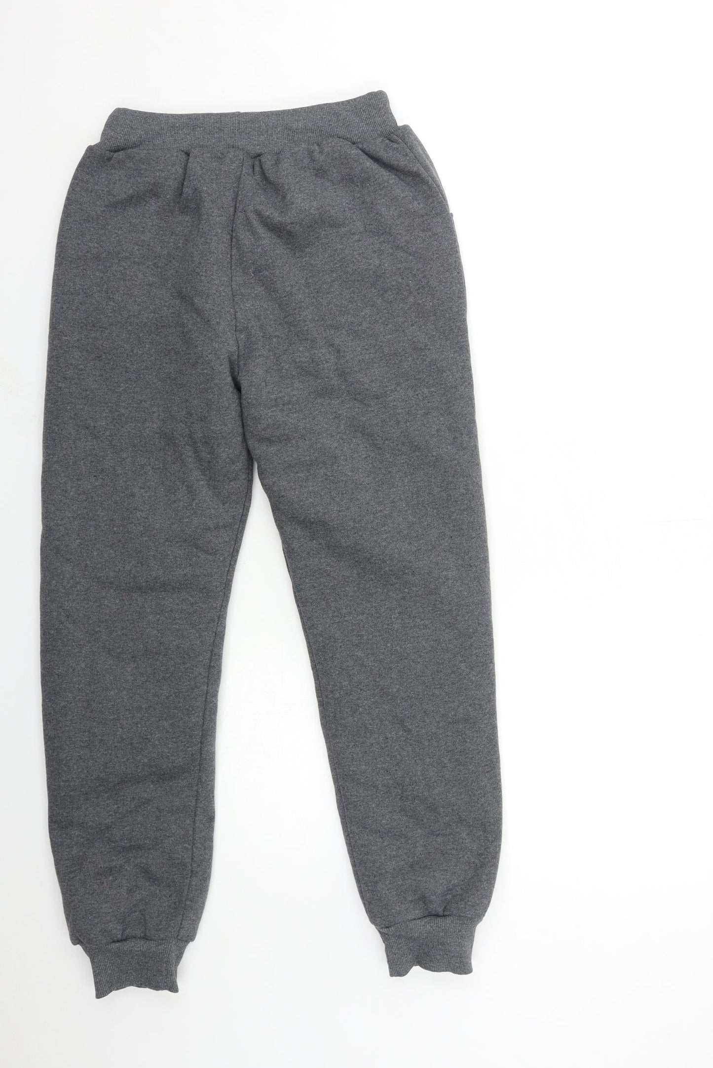 Womens UK Size L Preworn Regular Fit Sweatpants Grey Trousers