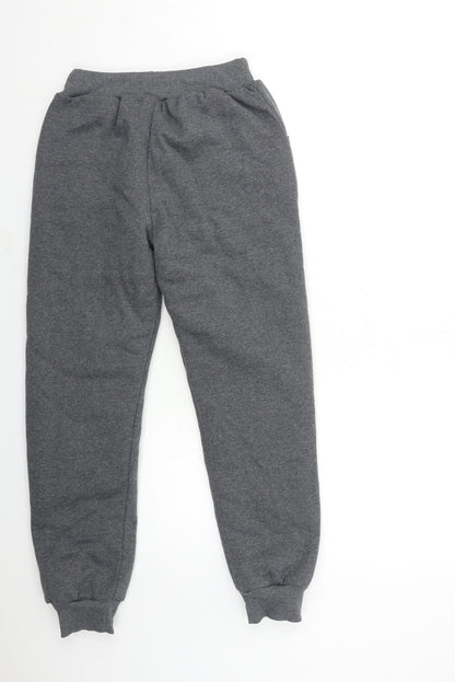 Womens UK Size L Preworn Regular Fit Sweatpants Grey Trousers