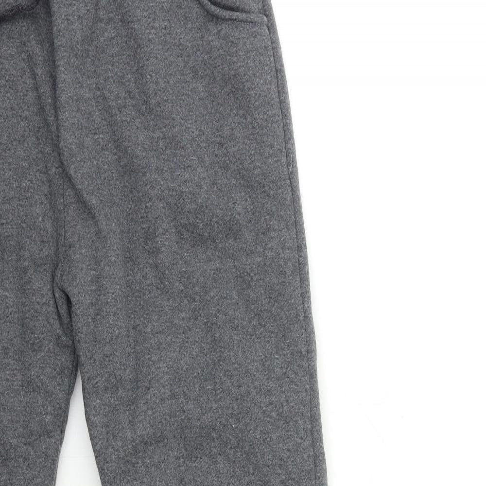 Womens UK Size L Preworn Regular Fit Sweatpants Grey Trousers
