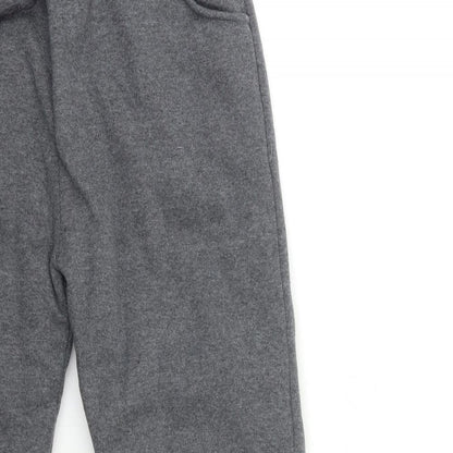 Womens UK Size L Preworn Regular Fit Sweatpants Grey Trousers